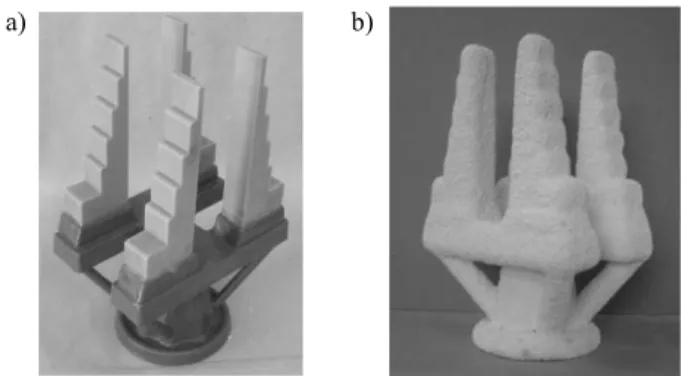 Fig. 3. Integral distribution plot of particle size of cobalt  aluminate powder: a) Permedia, b) Mason Color, c) Remet 