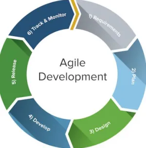 Figure 1. Agile development cycle [18] 