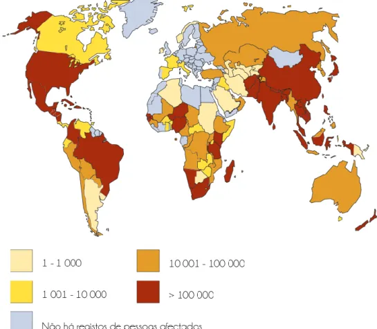 Fig. 3 - Nº de pessoas afectadas nos últimos 10 anos (EM-DAT, 2012) 