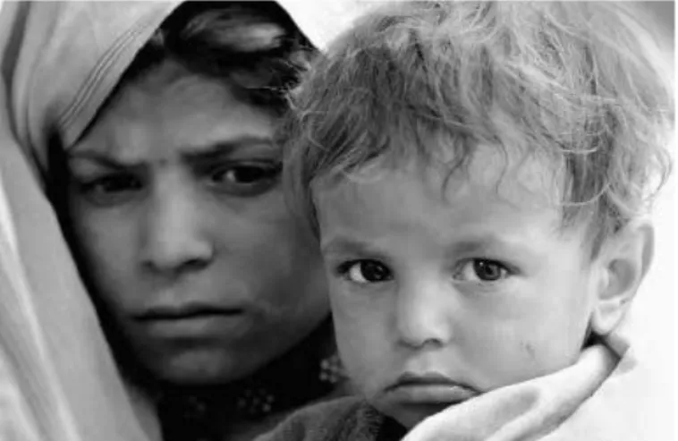 Fig. 6 - Família afectada por catástrofe (MSF, 2012) 