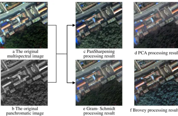 Fig 2. Image enhancement processing results.