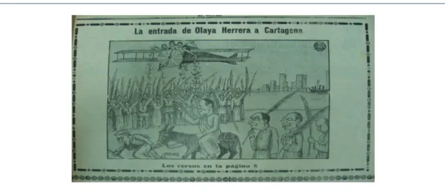 Figura 6. La entrada de Olaya Herrera a Cartagena.