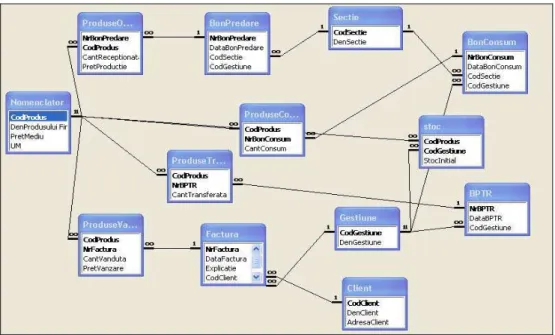Figure 1. Table relationships 