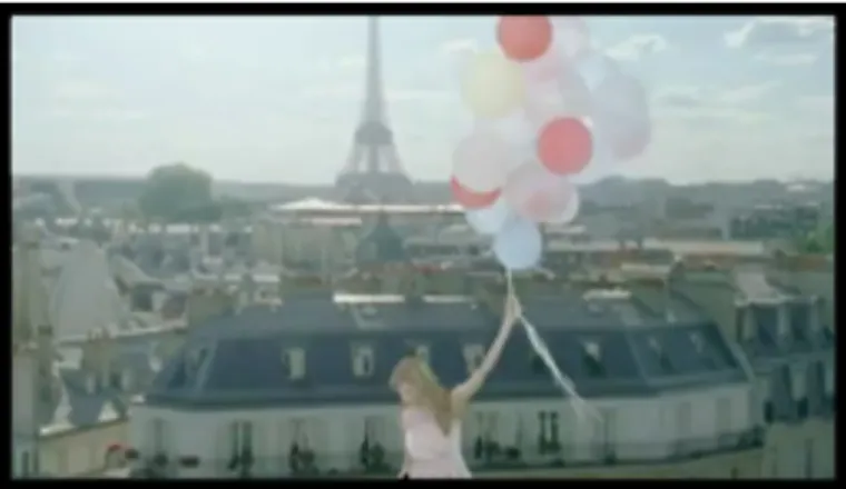 Fig. 1 Spot de TV: Miss Dior Chérie L’Eau 