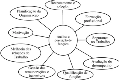 Figura 3. Utilidade da análise e descrição de funções. Adaptado de Rocha (1997). 