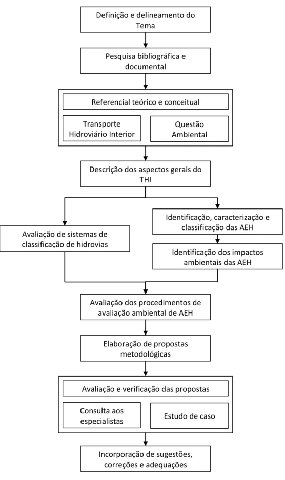 Figura 3.1 - Representação esquemática da metodologia. 