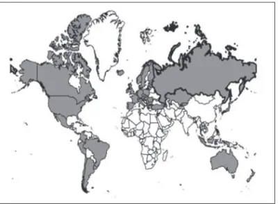 Figure 1: Map of countries participating in PISA 2009.