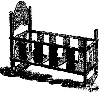 Figura 2. Berço do Alentejo (de madeira), extraído de Vasconcelos, 1907, p. 15. 
