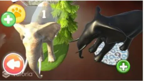 Figure 8 - Augmented reality applied in the design of learning activities in zoology 