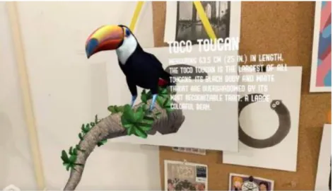 Figure 10 - Use of augmented reality to increase learning in museums 