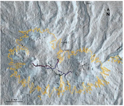 Fig. 1. Study area and GPS coordinates.