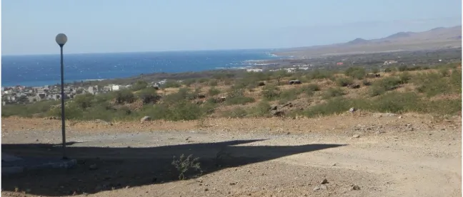 Figura 13. Vista da cidade de Porto Novo, a partir do reservatório Nº2. 