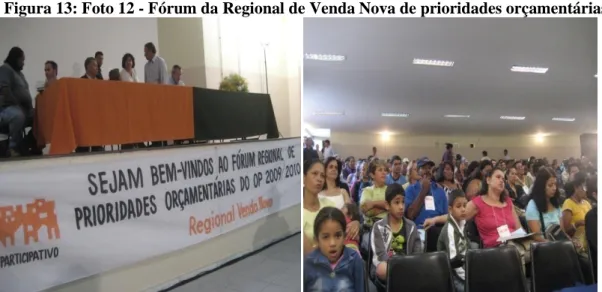 Figura 13: Foto 12 - Fórum da Regional de Venda Nova de prioridades orçamentárias 