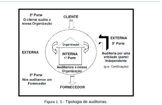 Figura 1. 5 -  Tipologia de auditorias. 