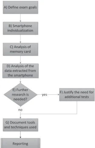 Figure 11. Workflow of the examination and analysis process.