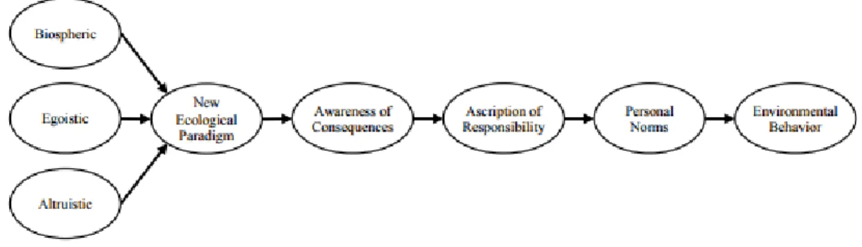 Figure 3 VBN model for environmental behavior. Source: Stern (1999). 