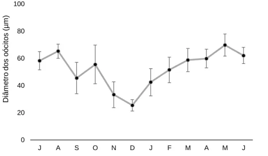 Figura 7 – Frequência relativa de  machos e femeas de Paracentrotus lividus, durante 12 meses  de amostragem na praia do Abalo (Peniche, Portugal), de julho 2015 a junho 2016
