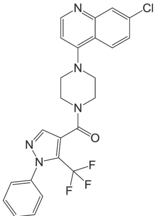 Fig 1. Chemical structure of KM11073.