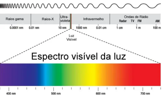 Figura 2.3 - Curva internacional de  luminosidade espectral relativa