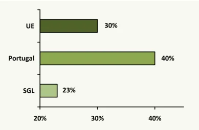 Gráfico 5 – Mão-de-Obra Estrangeira na Actividade da Limpeza 