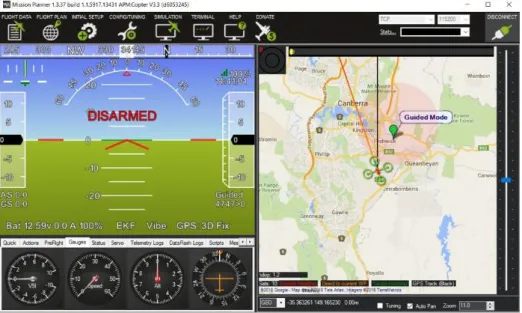 Figure 13 – Mission Planner Application. Source: (Mission Planner Overview, 2017)