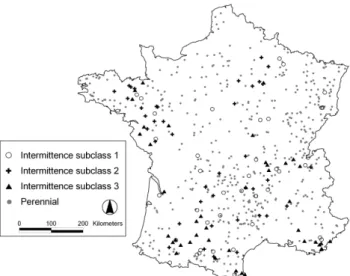Fig. 2. Map of the location of the gauging stations used in this study.
