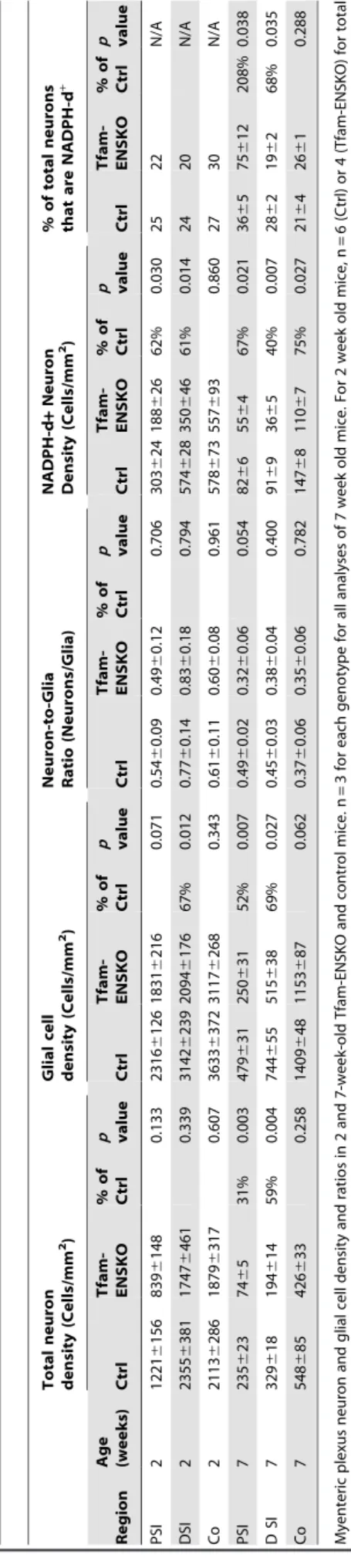 Fig. 4a and b and Table 1). Interestingly, the observed loss of nitrergic neurons did not parallel the loss of total neurons in each region (Fig