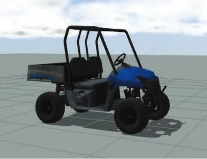 Figura 4.2: Polaris Ranger EV - veículo utilizado para testes em simulação.