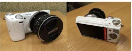 Figure 1. Sony NEX 5T camera with NIR matrix 