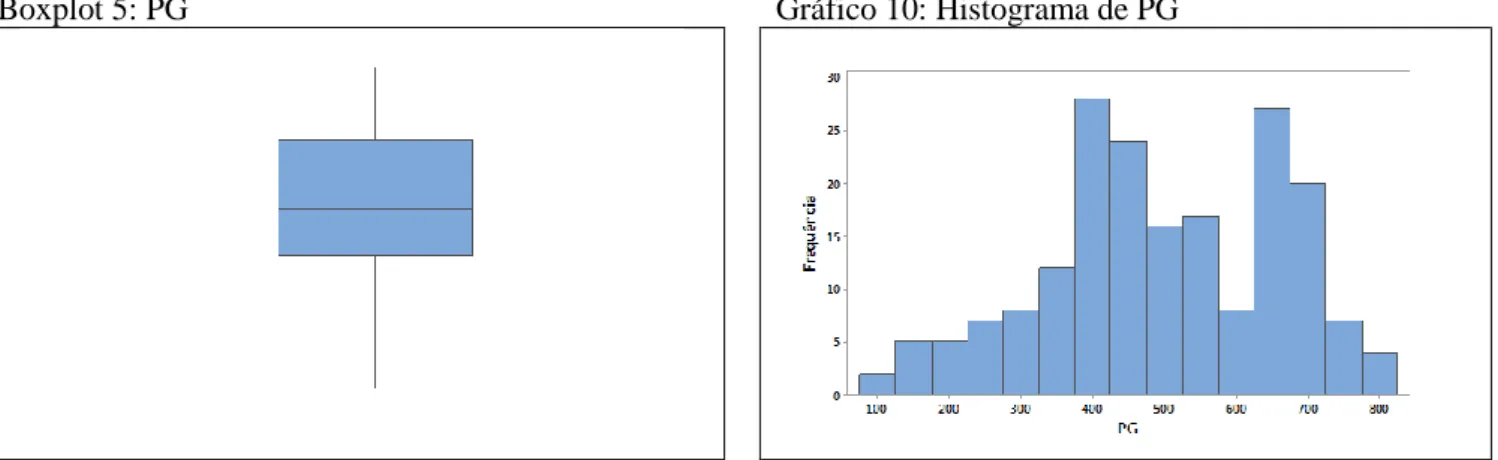 Figura 4: Relatório Resumo para PG  Nota. Fonte: Elaborado pelo Autor (2018) 