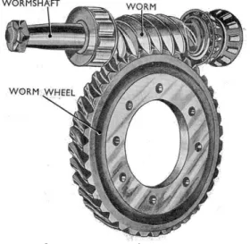 Figure 1. Typical worm gear 