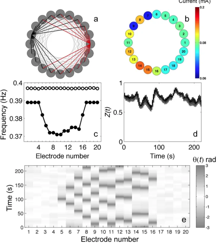 Figure 3.   Spatially organized partial synchronization induced by ‘chimera’ mechanism of in nonlocally coupled regular (NLR) network