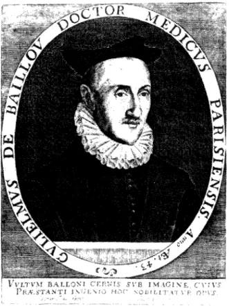 Fig. 1 — Guilherme de Baillou (1538-1616) 