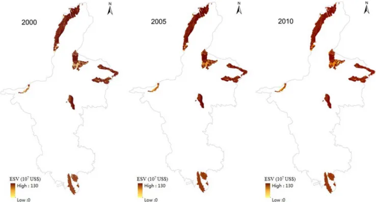 Figure 7. Contribution rate of each land use type during 2000–2010.