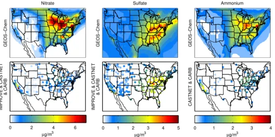 Fig. 4. Predicted 2009 annual mean concentrations compared with measured concentrations.
