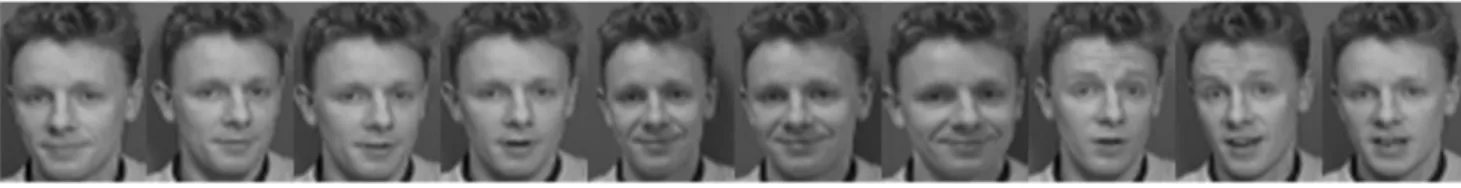 Figure 2. The face images of one subject in the AR database.