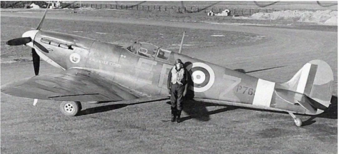 Figura 14 - Spitfire Mk IIa, 41ºSqn, RAF, 1940; http://asasdeferro.blogspot.pt/2015/04/supermarine-spitfire.html   (12/8/17) 