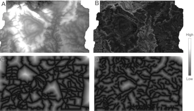 Figure 2  – Determinant maps to model the anthropization of Federal District (FD):