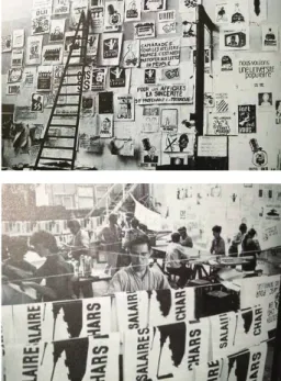 Fig. 07 e 08 | Imagens dos Ateliers Populaire, Maio 1968.