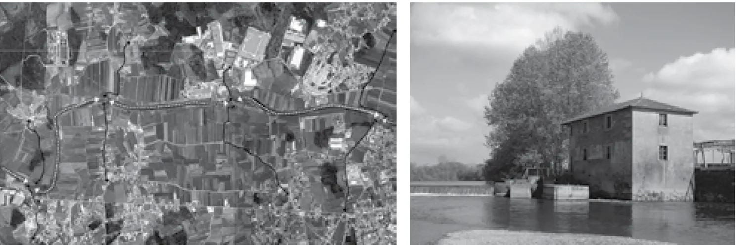 Fig. 6 – Representação do “sistema difuso plurinuclear” ao longo da  terra e da água; Ano: 2013; Autor: R