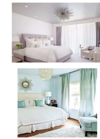 Figure 6 Combination of Blue and Purple in The Bedroom 