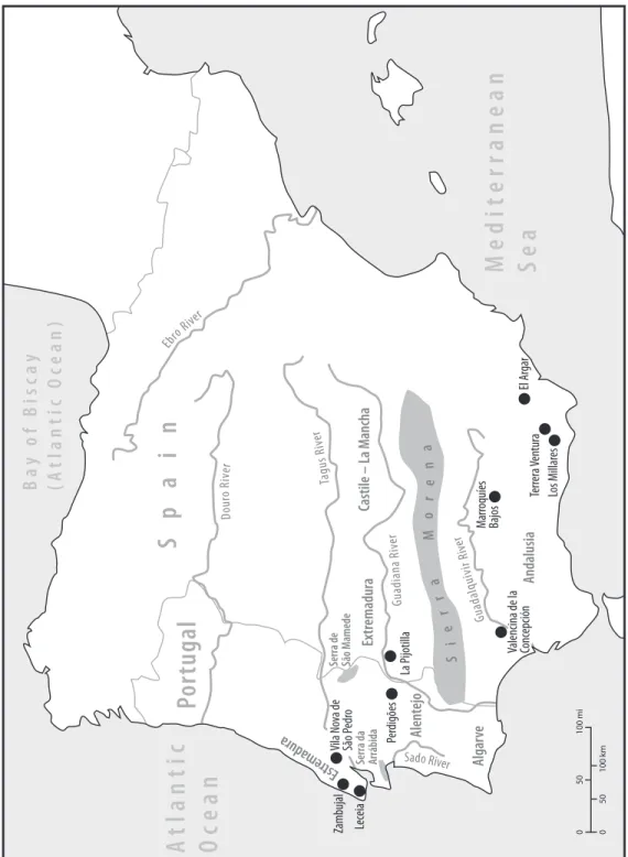 FIG. 2  Map of the Iberian Peninsula, with main sites and regions referred to throughout the book.