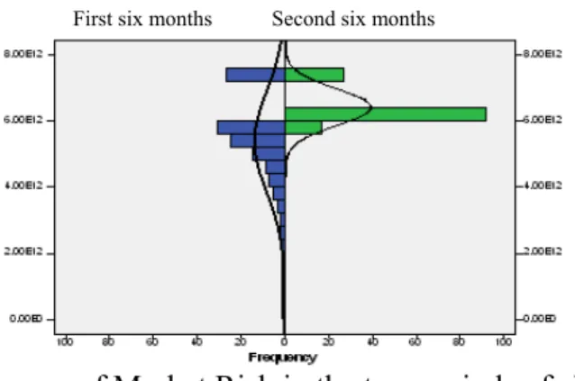 Fig. 1. Diagram of Market Risk in the two periods of six months 