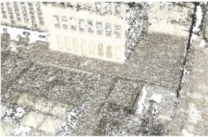 Figure 7: Mesh patches generated from oblique airborne imagery.
