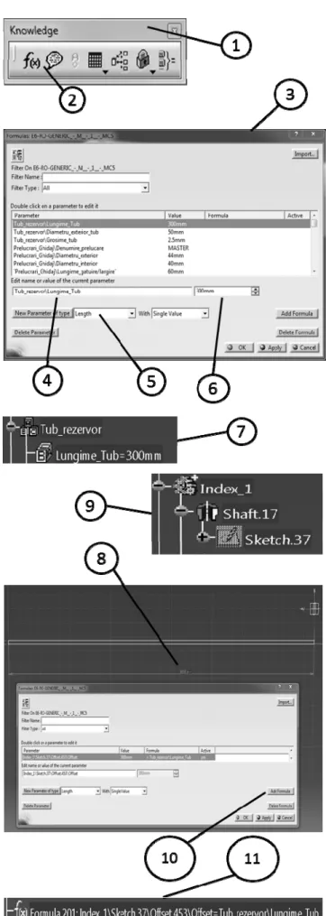 Fig. 11. Parameterized dimensions of Crimping 