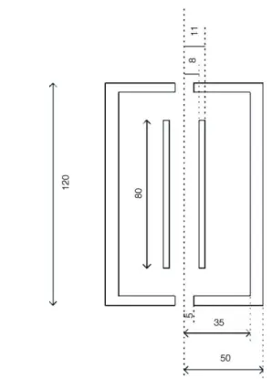 Fig ure 1. Sketch of the shielded so le noid. The di men - -sions are in centrimeters
