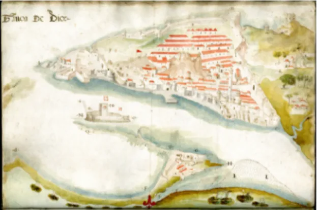 Fig. 1. João de Castro, Távoa de Diu, 1538-1539