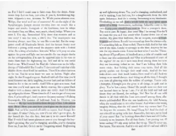 Figure 1: Finnegans Wake. Penguin Books, 1992. 626-627.