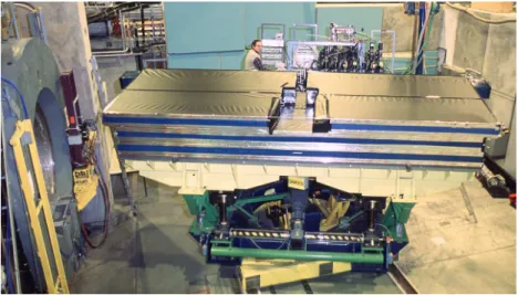 Figure 2.14: The Tile Calorimeter setup during the 2000 to 2003 standalone testbeam.