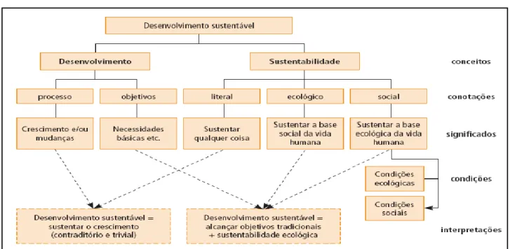 Figura 1 – Desenvolvimento sustentável: conceitos, significados e interpretações 